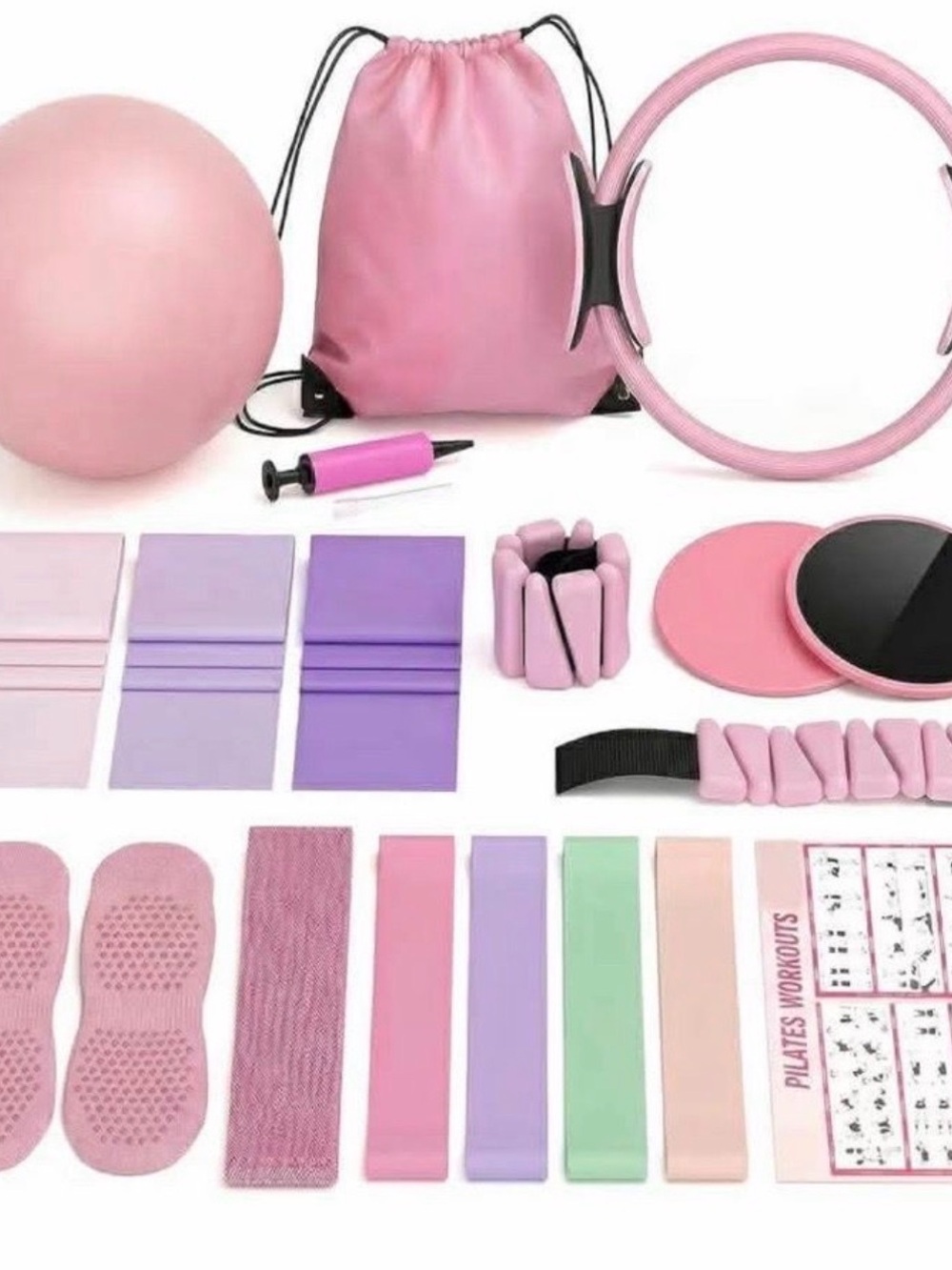 Pilates Training Set Pink Athletic Set NWT